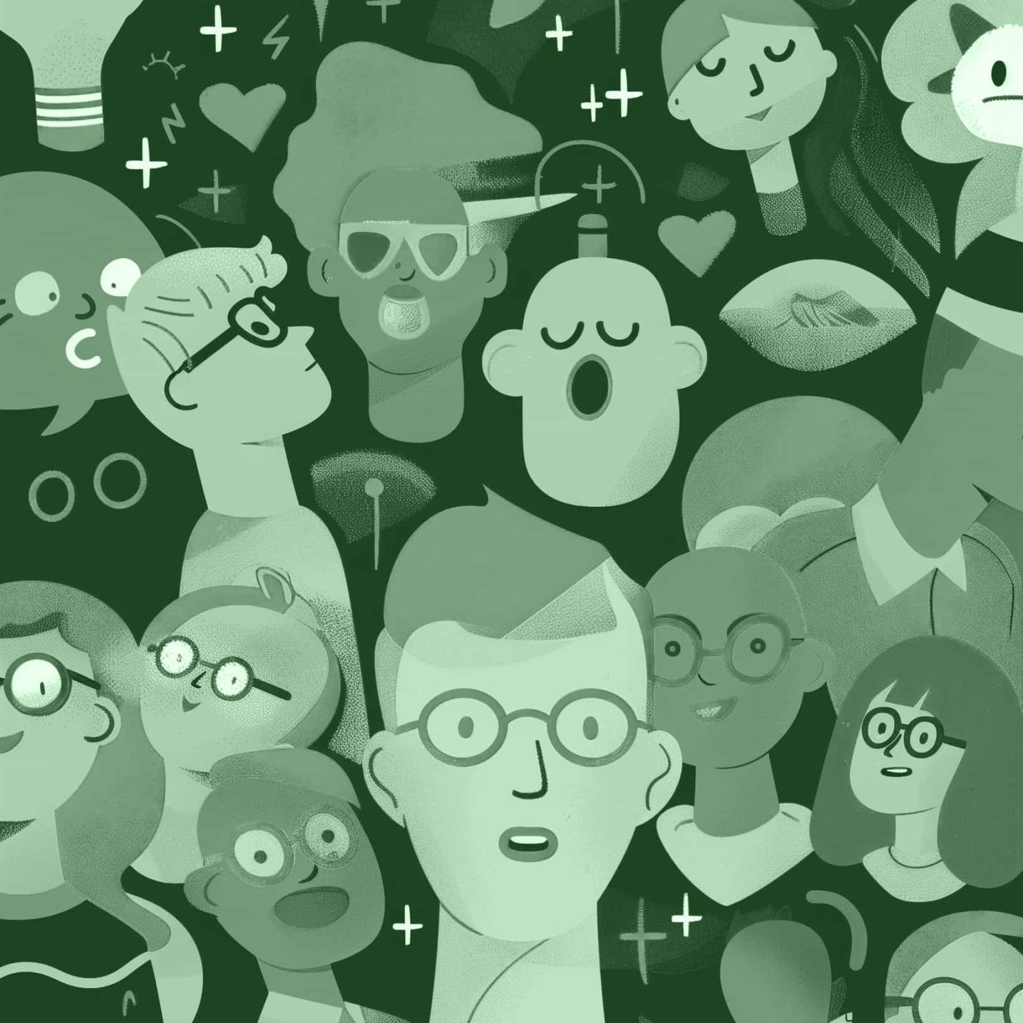 illustration af målgrupper på facebook
