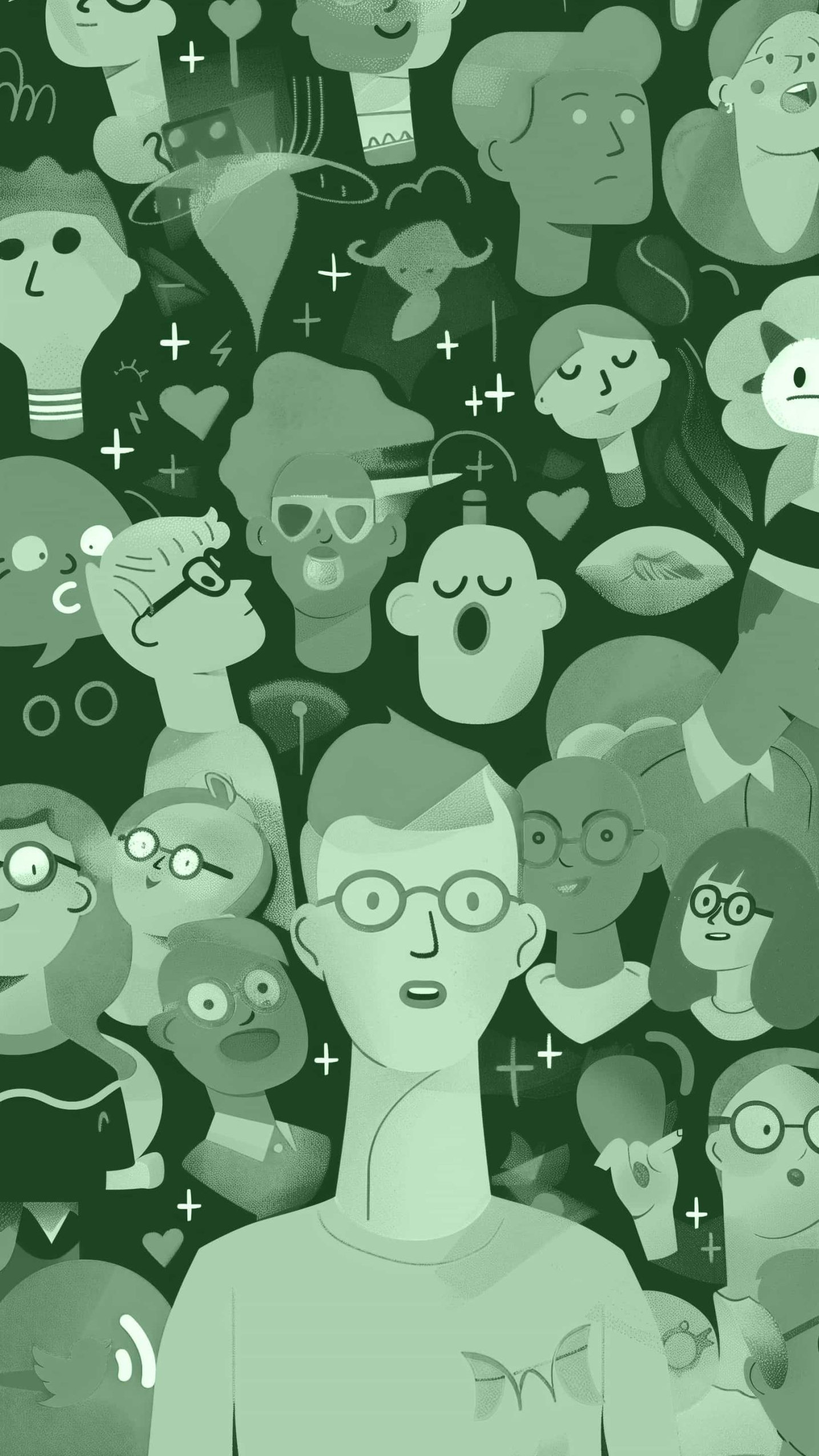 illustration af målgrupper på facebook