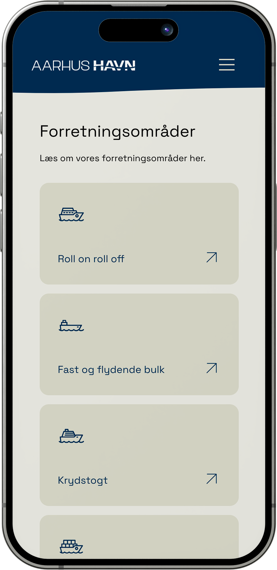 Aarhus Havn mobil app
